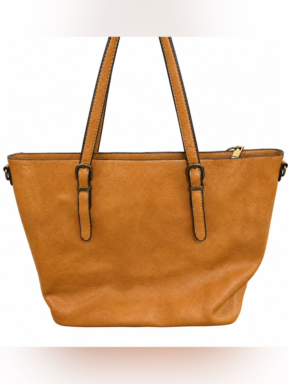 Handmade Genuine Leather Mustard Tote
